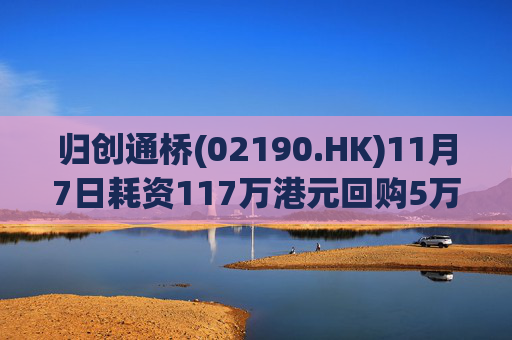 归创通桥(02190.HK)11月7日耗资117万港元回购5万股