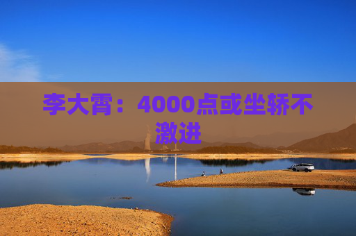 李大霄：4000点或坐轿不激进  第1张