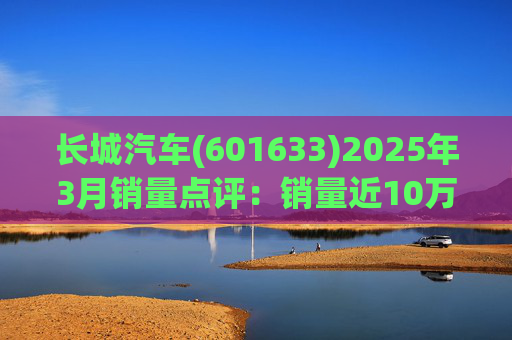 长城汽车(601633)2025年3月销量点评：销量近10万辆 新能源增长明显  第1张