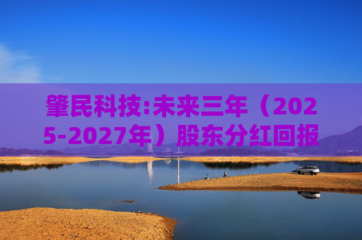 肇民科技:未来三年（2025-2027年）股东分红回报规划