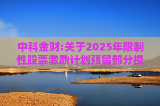 中科金财:关于2025年限制性股票激励计划预留部分授予登记完成的公告  第1张