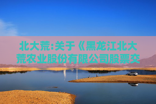 北大荒:关于《黑龙江北大荒农业股份有限公司股票交易异常波动有关事项的询证函》的回函