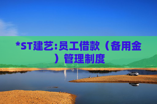 *ST建艺:员工借款（备用金）管理制度