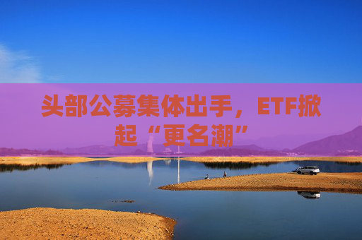 头部公募集体出手，ETF掀起“更名潮”