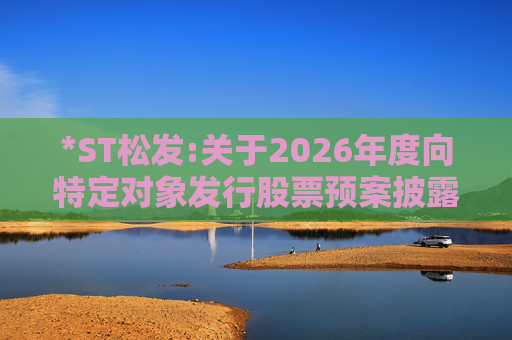 *ST松发:关于2026年度向特定对象发行股票预案披露的提示性公告