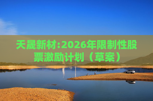 天晟新材:2026年限制性股票激励计划（草案）