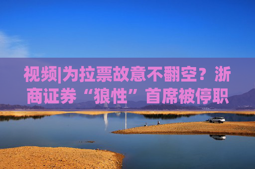 视频|为拉票故意不翻空？浙商证券“狼性”首席被停职调查！