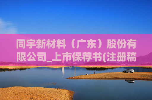 同宇新材料（广东）股份有限公司_上市保荐书(注册稿)