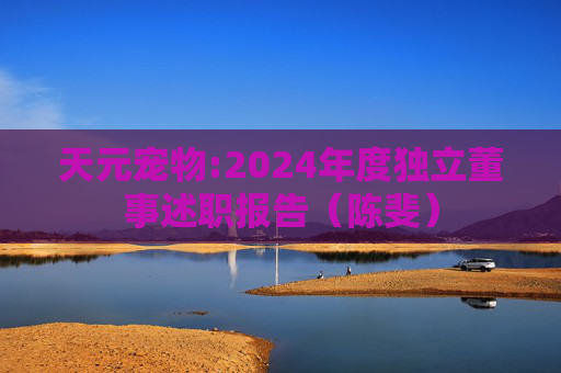 天元宠物:2024年度独立董事述职报告（陈斐）  第1张