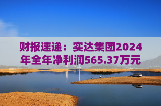 财报速递：实达集团2024年全年净利润565.37万元  第1张