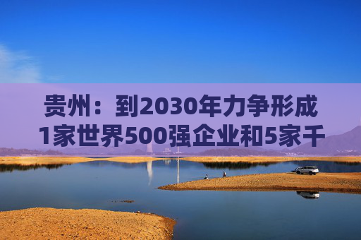 贵州：到2030年力争形成1家世界500强企业和5家千亿级、1家五百亿级、7家百亿级的省属骨干企业舰队