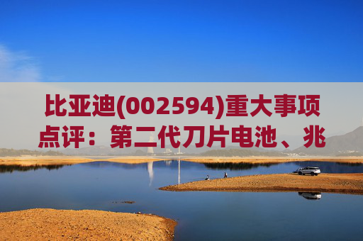 比亚迪(002594)重大事项点评:第二代刀片电池、兆瓦闪充引领行业技术新纪元 第1张 比亚迪(002594)重大事项点评:第二代刀片电池、兆瓦闪充引领行业技术新纪元 第1张