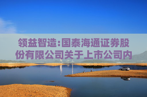 领益智造:国泰海通证券股份有限公司关于上市公司内幕信息知情人登记制度的制定和执行情况的核查意见
