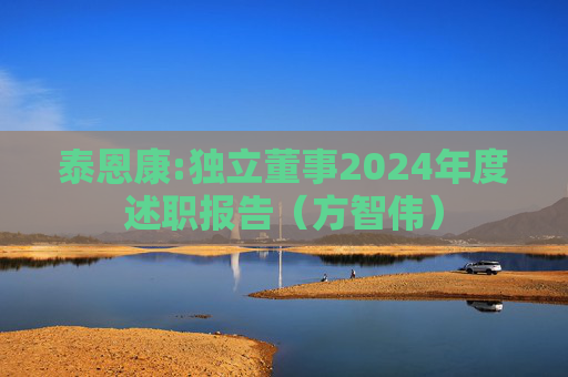泰恩康:独立董事2024年度述职报告（方智伟）  第1张