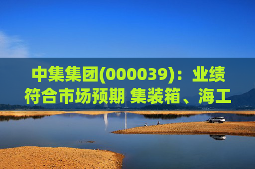 中集集团(000039):业绩符合市场预期 集装箱、海工与物流服务板块增速亮眼 第1张 中集集团(000039):业绩符合市场预期 集装箱、海工与物流服务板块增速亮眼 第1张