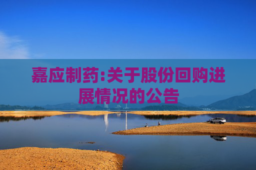 嘉应制药:关于股份回购进展情况的公告