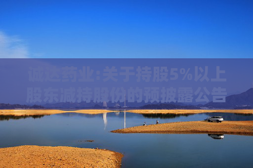 诚达药业:关于持股5%以上股东减持股份的预披露公告  第1张
