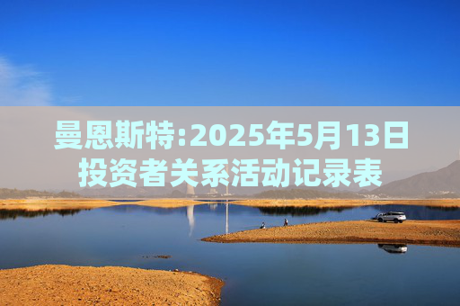 曼恩斯特:2025年5月13日投资者关系活动记录表