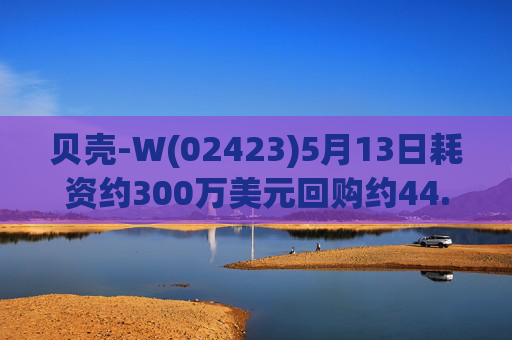 贝壳-W(02423)5月13日耗资约300万美元回购约44.8万股