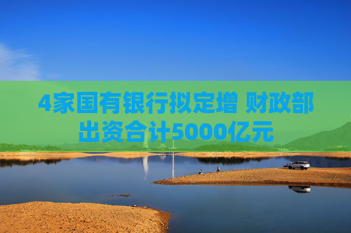 4家国有银行拟定增 财政部出资合计5000亿元