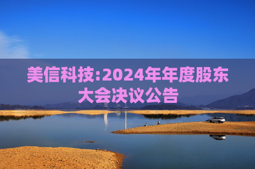美信科技:2024年年度股东大会决议公告