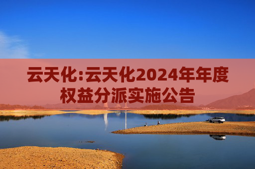 云天化:云天化2024年年度权益分派实施公告