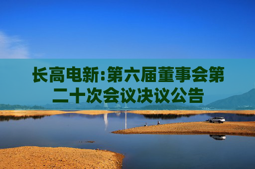 长高电新:第六届董事会第二十次会议决议公告