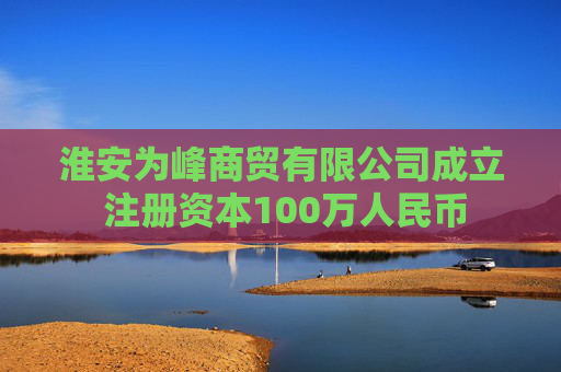 淮安为峰商贸有限公司成立 注册资本100万人民币
