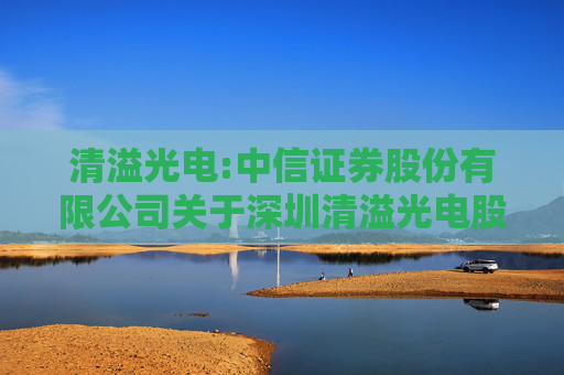 清溢光电:中信证券股份有限公司关于深圳清溢光电股份有限公司使用募集资金置换预先投入募投项目及已支付发行费用的自筹资金的核查意见