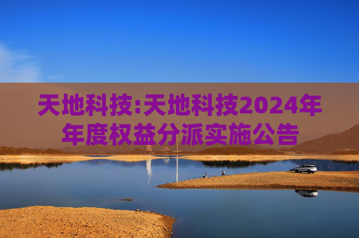 天地科技:天地科技2024年年度权益分派实施公告