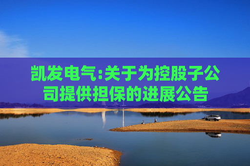 凯发电气:关于为控股子公司提供担保的进展公告
