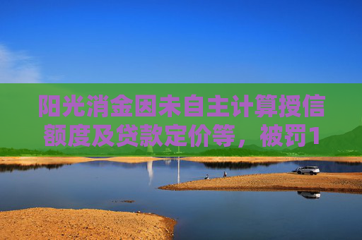 阳光消金因未自主计算授信额度及贷款定价等，被罚140万元