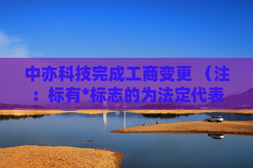 中亦科技完成工商变更 （注：标有*标志的为法定代表人）1 杨进* 董事长2 邵峰 董事3 田传科 董事4 陈磊 独立董事5 汪仁华 独立董事6 田传科 总经理7 龚学廷 监事会主席8 乔举 监事9 王海巍 监事任董事（理事）、经理、监事