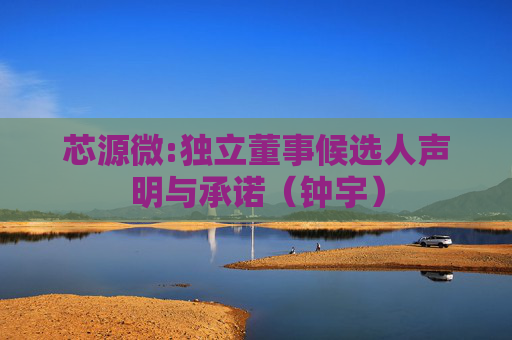 芯源微:独立董事候选人声明与承诺（钟宇）