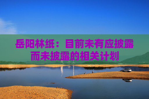 岳阳林纸：目前未有应披露而未披露的相关计划