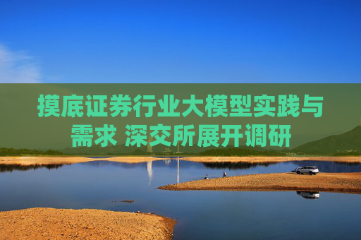 摸底证券行业大模型实践与需求 深交所展开调研