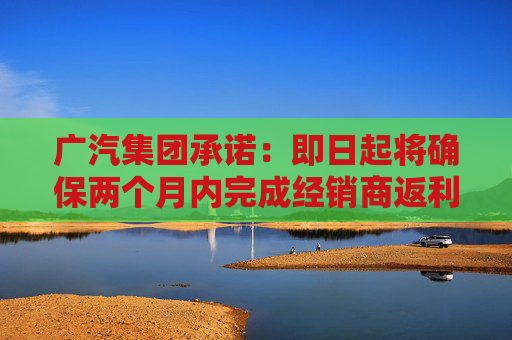 广汽集团承诺：即日起将确保两个月内完成经销商返利兑现