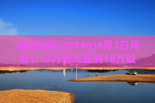 浩德控股(08149)4月3日斥资1.73万港元回购16万股