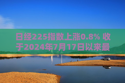 日经225指数上涨0.8% 收于2024年7月17日以来最高水平