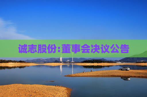 诚志股份:董事会决议公告