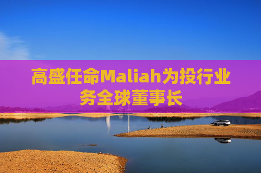 高盛任命Maliah为投行业务全球董事长