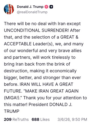 3月7日外盘头条：特朗普要求伊朗“无条件投降” Claude用户增长持续 美航司不再对冲燃料成本