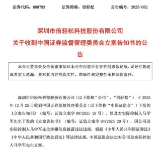 688793实控人，又被证监会立案！