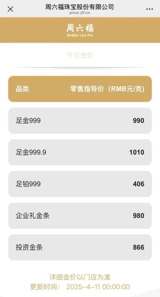 黄金饰品突破1000元/克！高盛：国际金价或升破4200美元/盎司！