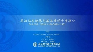 原油周报：原油站在地缘与基本面的十字路口