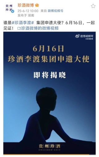 业内人士：姚安娜将成珍酒李渡集团申遗大使