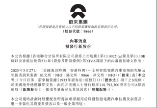 “闪电”配售！蔚来、小米、比亚迪，都来了