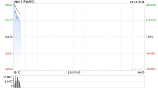 天数智芯首挂上市 早盘高开31.54%