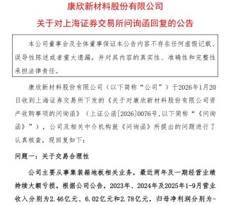 卖地、借款也要转行！康欣新材跨界收购遭监管问询，公司回复函透露出哪些底牌？