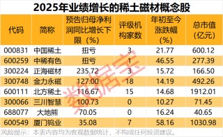 最高涨超12万元/吨！稀土，价格猛涨！机构：缺口或扩大